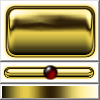 Gold Color Spline Button and Slider